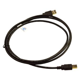 USB 2.0 Computer Cable USB A → USB B 6' Black